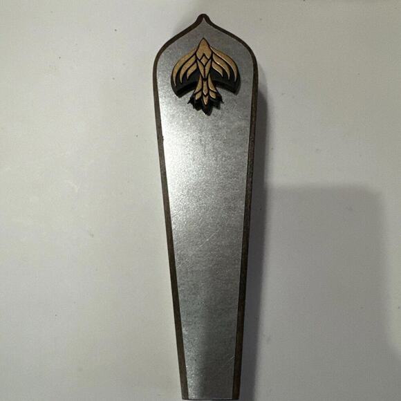 Flying Embers Silver And Wood Beer Tap Handle California - Picture 3 of 6
